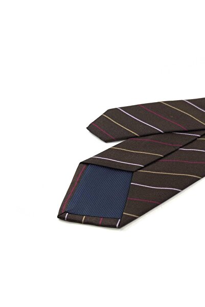 Kravatkolik Dogolai Style Coffee Italian Silk Tie Ik2055