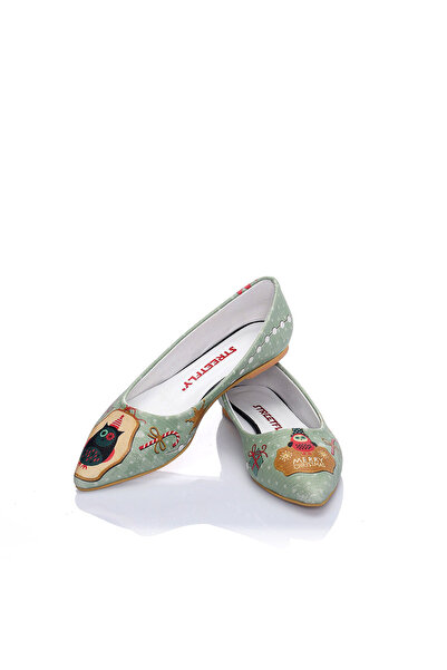 Streetfly Balerini pentru femei cu tematică de Anul Nou