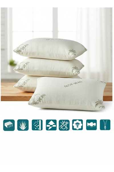 Opalin 4 Adet 1200 Gram Aloe Vera Yastık Ortopedik Yastık