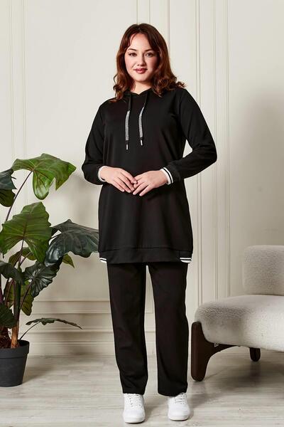 Ferace Women's Plus Size Ribbed Set