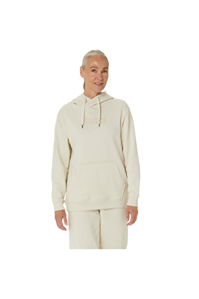 Asics LOGO OTH HOODIE Kadın Sarı Sweatshirt 2032C845-200