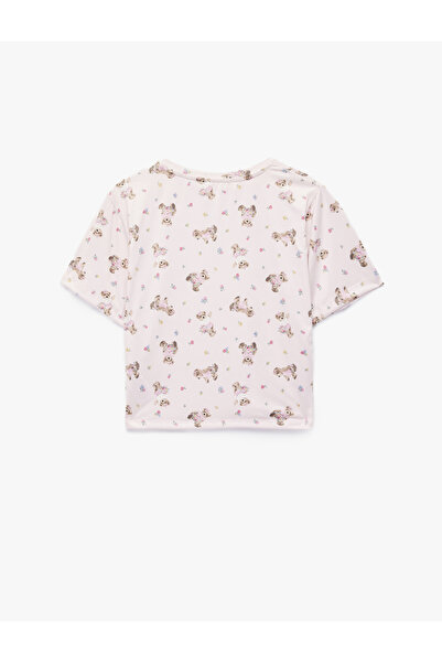 Koton Comfortable Fit Short Sleeve Dog Printed Pajama Set