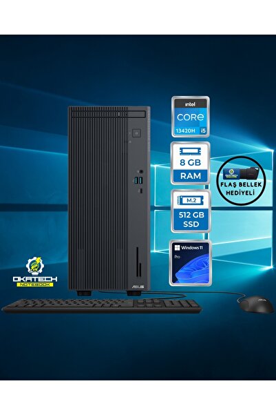 ASUS ExpertCenter P500 P500MV i5-13420H 8 GB RAM 512 GB SSD UHD Graphics WİN 11 PRO Masaüstü Bilgisayar