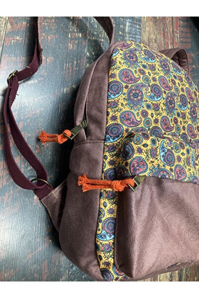 street&bagdnz Lycian Ethnic Authentic Bohemian Patterned Backpack Daily Use Travel Bag