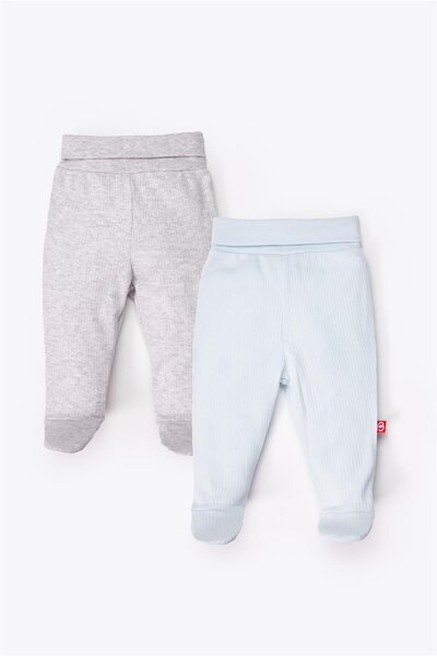 Bebetto Pants with Socks 2-Piece (Always Reported Interlock) Blue