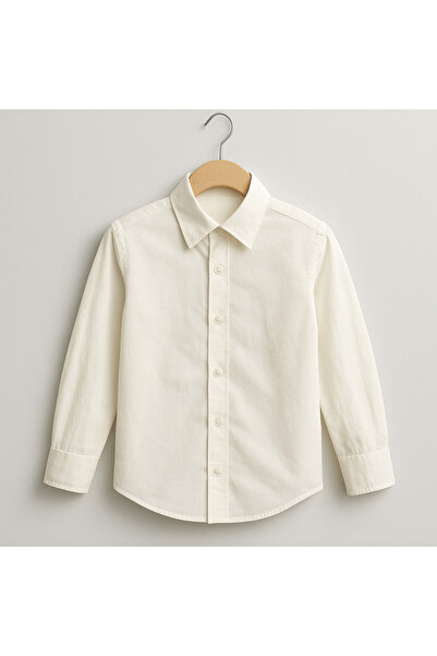 Hilal Akıncı Kids White Poplin Shirt