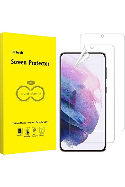 JETech واقي شاشة لهاتف سامسونج جالاكسي S21+ / S21 Plus مقاس 6.7 بوصة، وضوح عا...