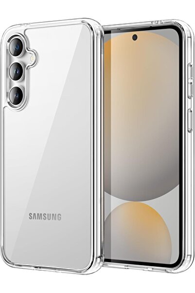 JETech جراب لهاتف Samsung Galaxy S24 FE - شفاف، مقاوم للصدمات، غير قابل للاصفرار