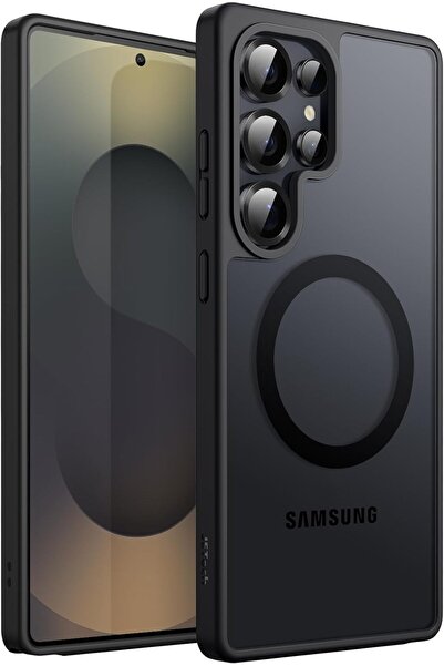 JETech جراب مغناطيسي لهاتف Samsung Galaxy S25 Ultra 5G (أسود تيتانيوم)