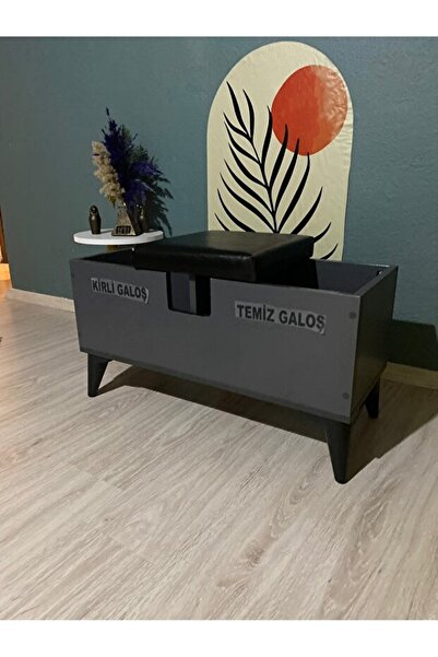 EKİN GRUP Galoşluk Galoşpufu Modern Sandıklı Puf Galoşstandı