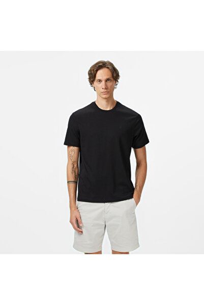 Calvin Klein Supima Chest Erkek Siyah T-Shirt
