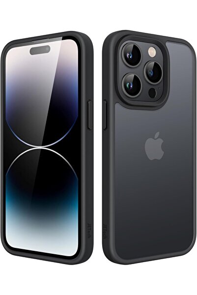 JETech جراب غير لامع لهاتف iPhone 14 Pro مقاس 6.1 بوصة (أسود)