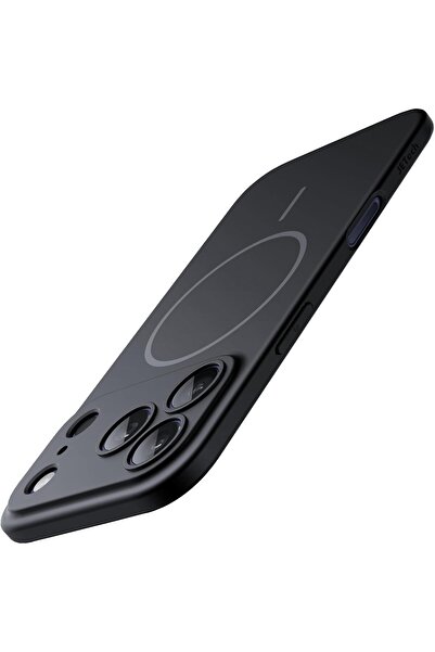 JETech جراب مغناطيسي رفيع لهاتف iPhone 17 Pro مقاس 6.3 بوصة (أسود)