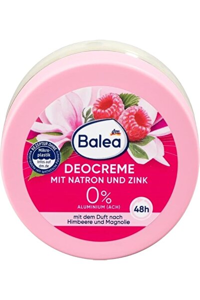Volans Balea Deodorant Cream 50 ml - 48hr, Aluminum Salt Free, Raspberry & Magnolia
