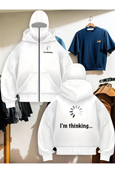 Flaubert -KAR MASKELİ NİNJA UNISIX FERMUARLI SWEATSHIRT HIRKA 3 İPLİK KALIN F...