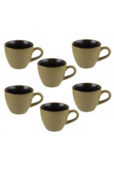 Bonna Set of 6 coffee cups 80ml Sphire Ocean porcelain