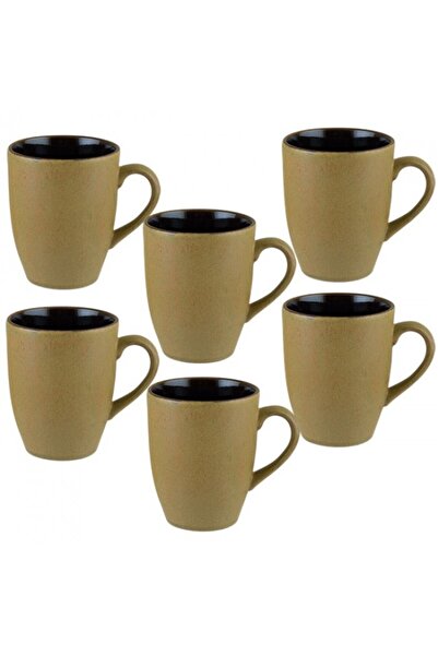 Bonna Set of 6 milk mugs 330ml Sphire Soil porcelain