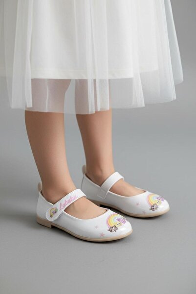 PARLAVERA Girl's Labubu Themed Sequin Ballet Flat Shoes