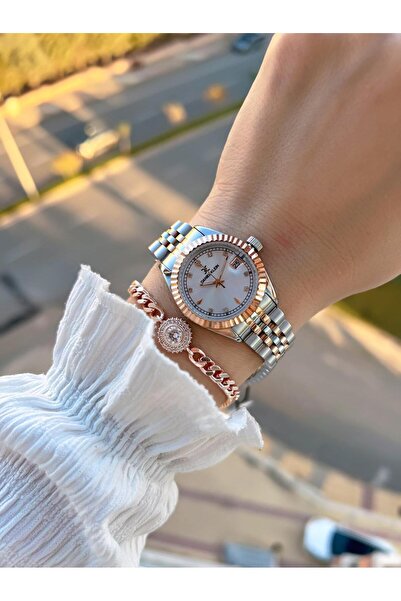 Daniel Klein 2 Years Warranty Jubile Cord 3 Atm Water Resistant Women Wristwatch+Bracelet F.Z.10974.6