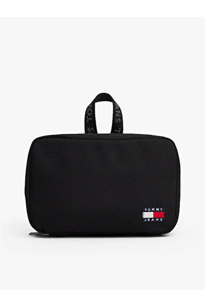 Tommy Hilfiger Erkek Siyah Washbag