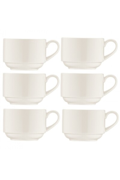 Bonna Set of 6 porcelain tea cups BANQUET 210ml