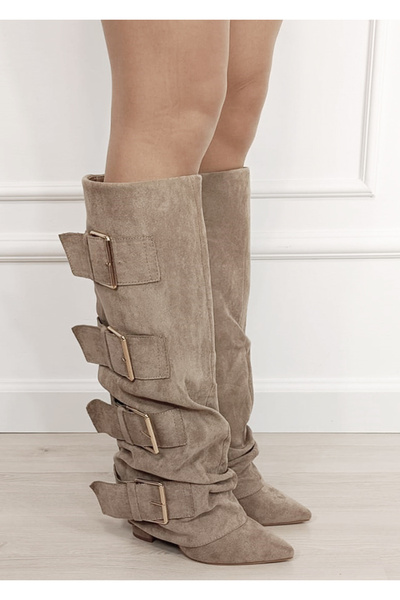 SOFILINE Elegant beige boots with comfortable heel 7677A-1 19