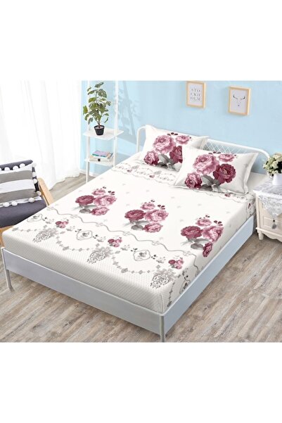 MHR Fitted bed sheet with 2 pillowcases, Finet, 2-person, 160x200cm, multicolor