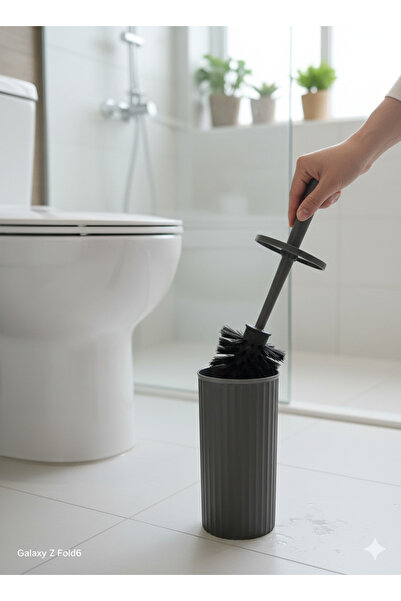 Hagen Туалетна щітка з лінійним візерунком, щітка для чищення туалету, якісна щітка з жорсткою щетиною, преміум-клас, спеціальне виробництво