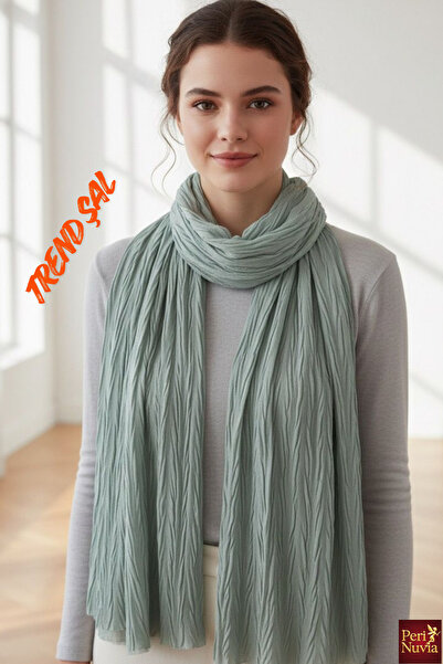 PERİNUVİA Yumuşak Dokulu Kadın Trend Şal-Hafif Modern Kombin Tamamlayıcı