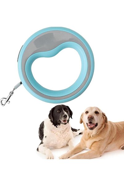 SüslüPati Automatic Dog Walking Leash Blue 2.5 Meters