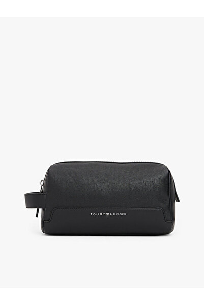 Tommy Hilfiger Erkek Siyah Washbag