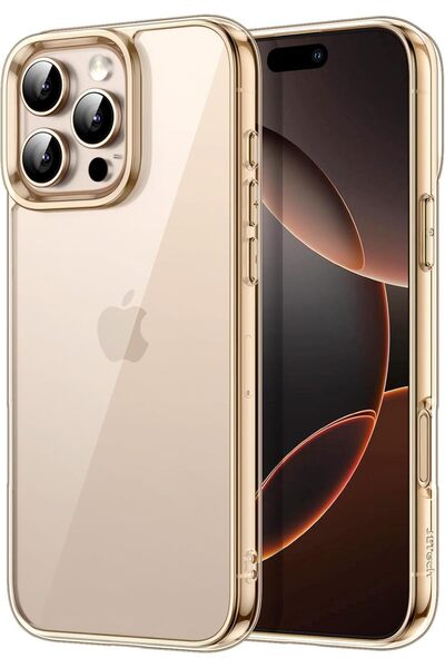 JETech جراب لهاتف iPhone 16 Pro مقاس 6.3 بوصة، مقاوم للصدمات، شفاف، غير قابل ...