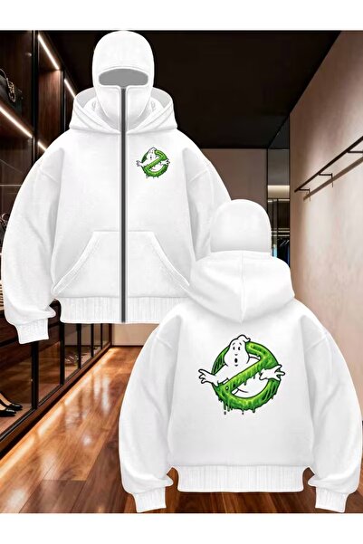 Flaubert -Kar Masked Ninja Unisix Zippered Sweatshirt Cardigan 3 Thread Thick Zippered 0900