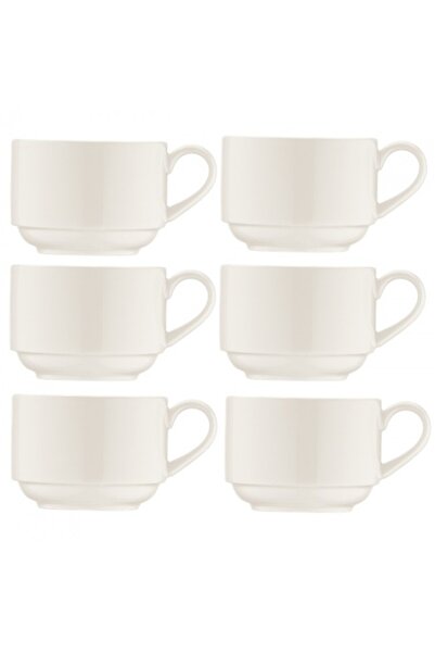 Bonna Set of 6 porcelain coffee cups BANQUET 80ml