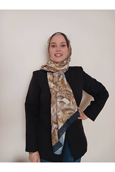 nevhare Gazal Series Sarikahve Pastel Shawl