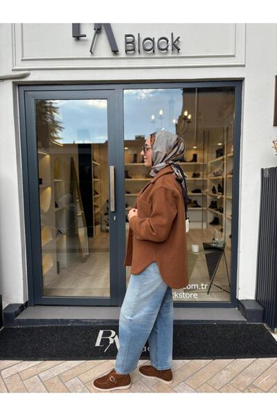 QOOQ STORE 26Fw621 Wool Women's Shirt Jacket Camel