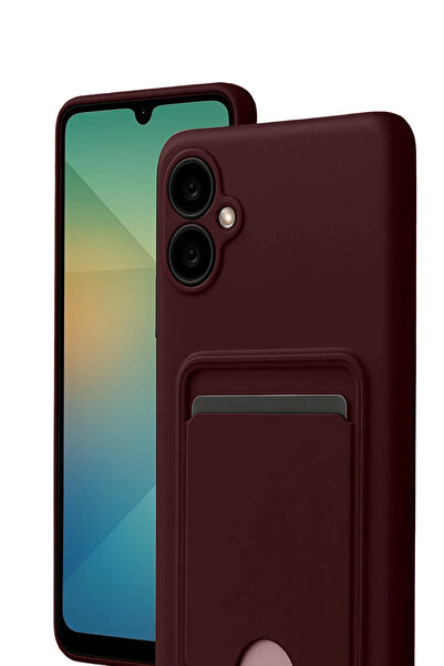 NewFace Sptrns Samsung Galaxy A07 Kelvin Silicone with Business Card (183921) - Burgundy