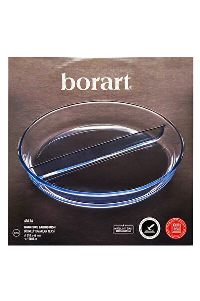 Borart Tavă rezistentă la căldură cu 2 compartimente 310 x 46 mm 45414