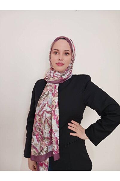 nevhare Gazal Series Burgundy Pastel Shawl