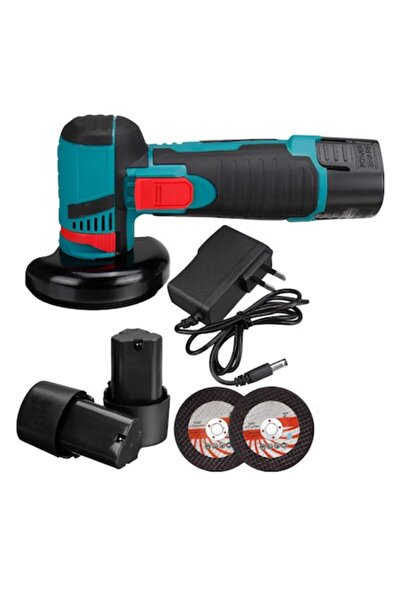stuffix Mini Portable Cordless Angle Grinder, 76mm Disc, 750W, 2x12V Batterie...