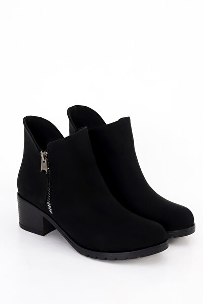 Mamito Ayakkabı Bln N250 Zippered Ankle Boots with Accessories