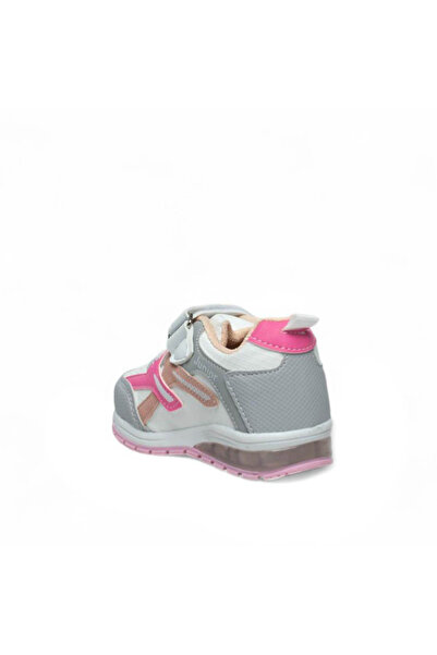 trender Volter Bebe 117 White-Pink Baby Girl Sneaker Vt06C117