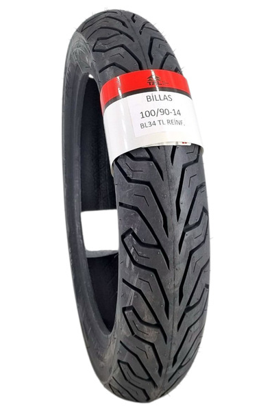 Billas 100/90-14TL (TUBELESS - DUBLEKS) BL034 MOTOSİKLET LASTİĞİ