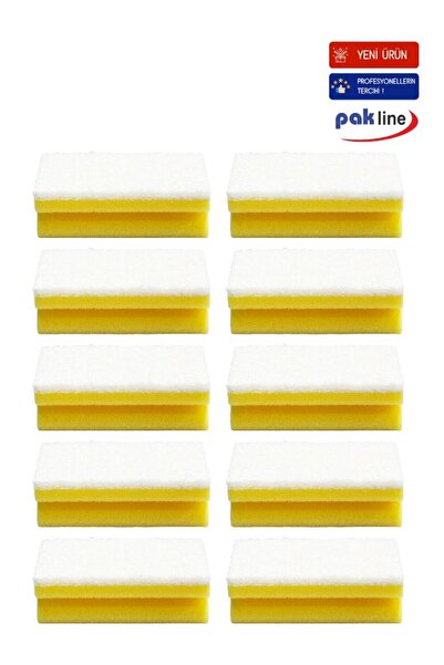 PAKLİNE اسفنجة تنظيف للبشرة الحساسة 10 قطع 160 جرام