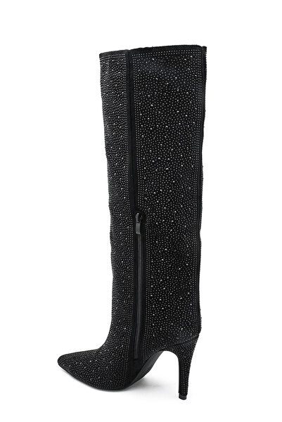 SOFILINE Black boots with rhinestones 72527A 110