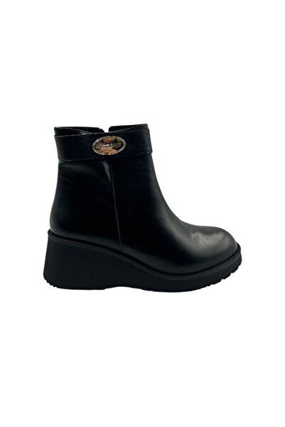 KEMAL TANCA 877 700 Women's Genuine Leather Padded Heel Boots