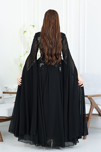 modern designer Elegant embroidered evening dress