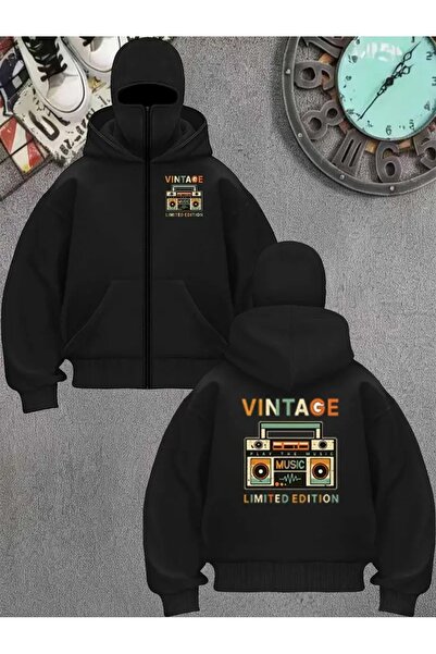 Flaubert -KAR MASKELİ NİNJA UNISIX FERMUARLI SWEATSHIRT HIRKA 3 İPLİK KALIN F...