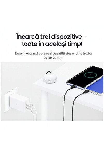 BECVER Power Pro AC132 Wall Charger, 65W, 2x USB-C, USB-A, White