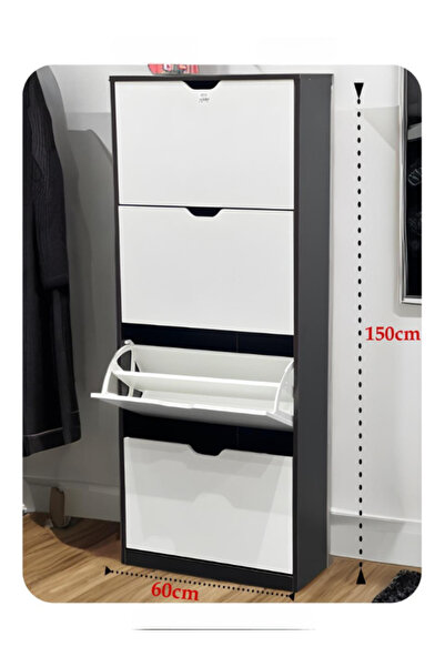 BEC39 جزامة خشبية طويلة 4 أدراج | تخزين عمودي مثالي